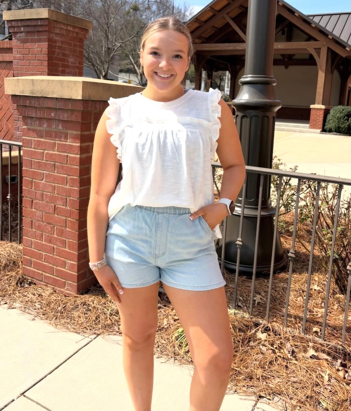 High Waist Boxer elastic Shorts