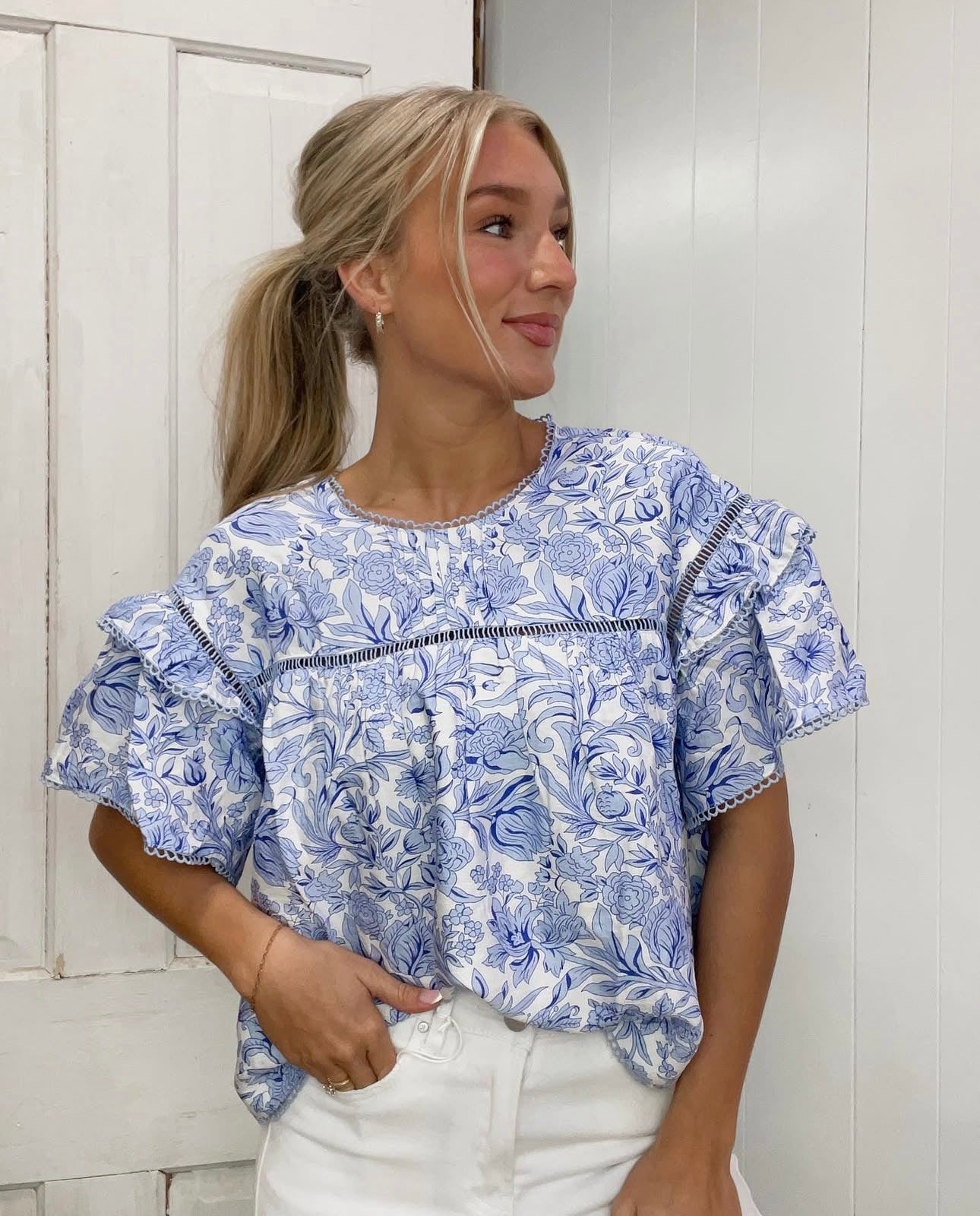 HEYSON JOT1032 FLORAL BLUE