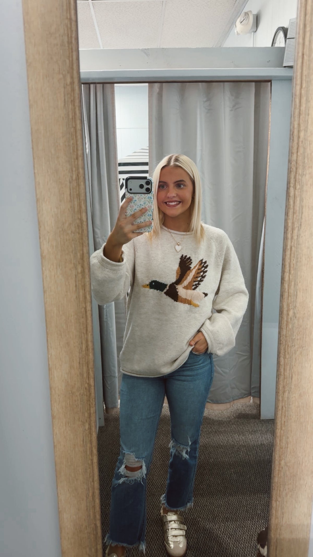 VERY J DUCK SWEATER