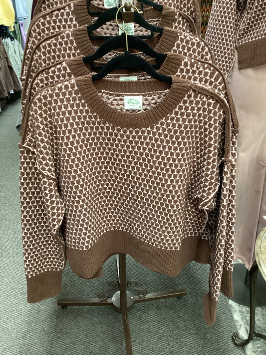 Very J Patterned Sweater