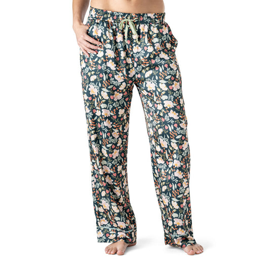 Hello Mello satin floral pant