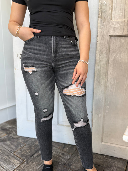 Risen Dark Gray Jean