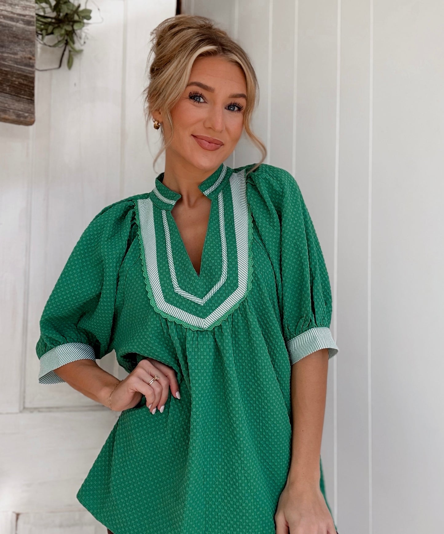 Bubble blouse