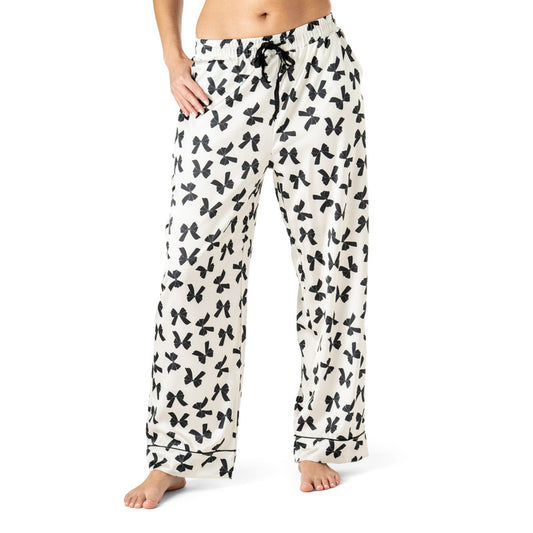 Hello Mello satin bow pant