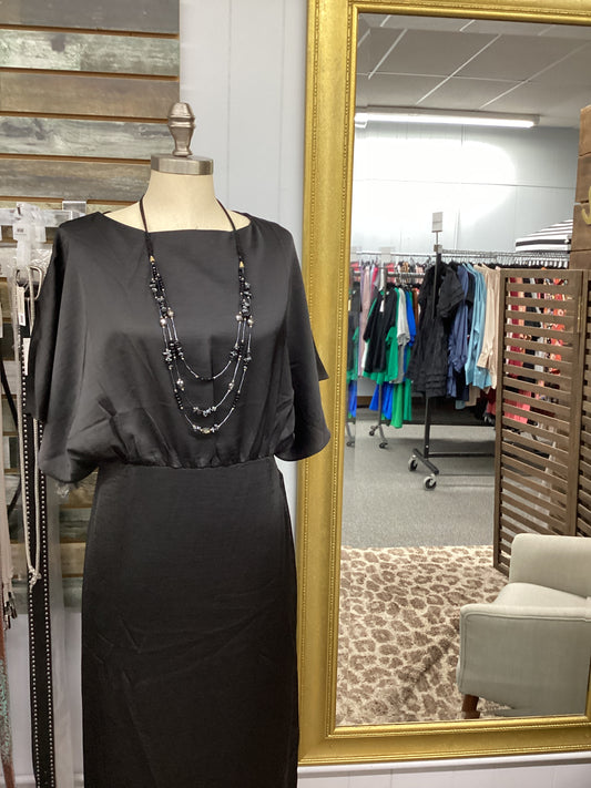 Black Midi Cocktail Dress