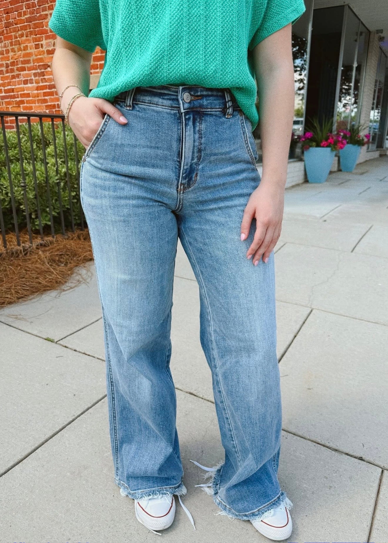 Judy Blue Retro Wide Leg- High Waist
