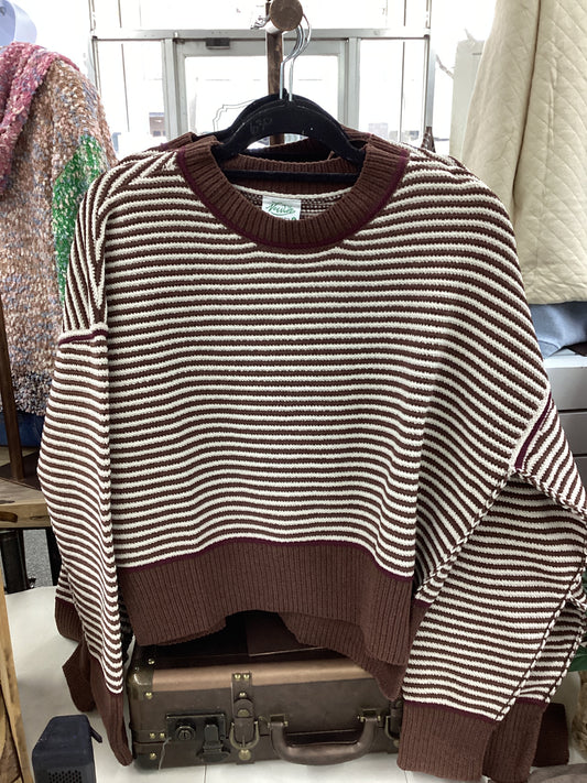 Very J Striped Sweater