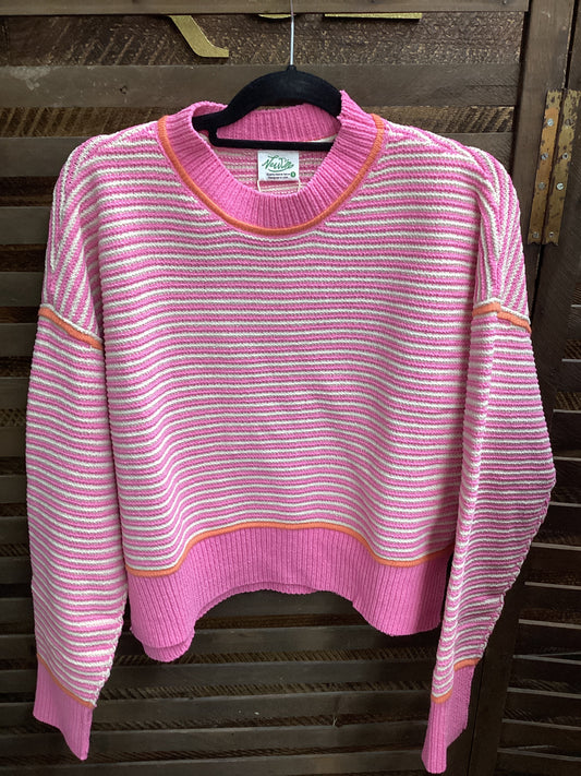 VeryJ Pink Sweater