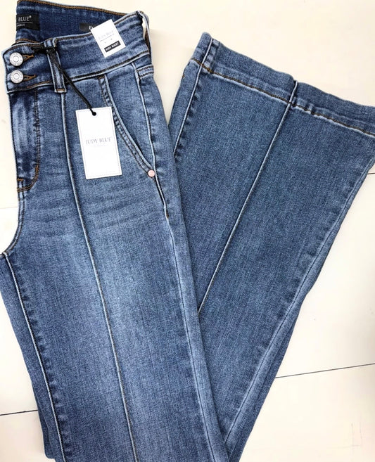 Judy Blue Flare Seam-High Waist