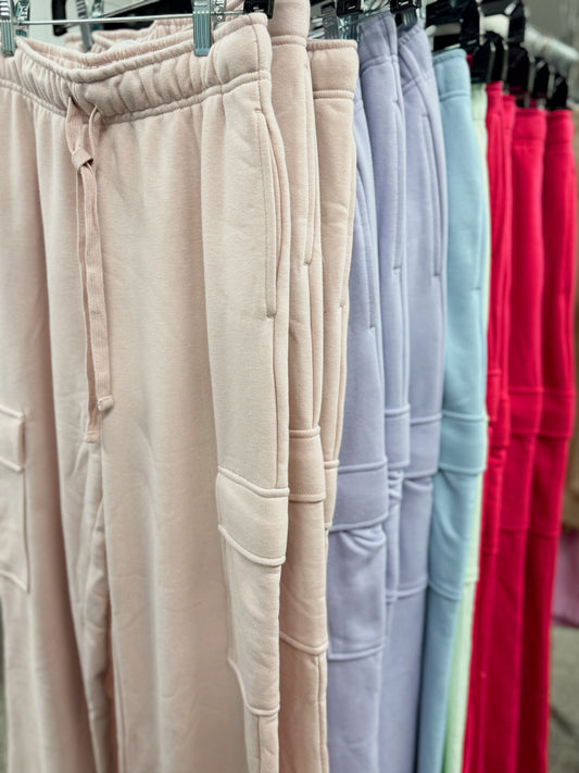 Cargo Straight Fit Sweatpants