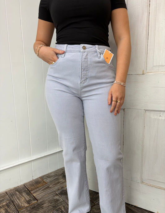 Risen Ice Blue Straight Fit Jean