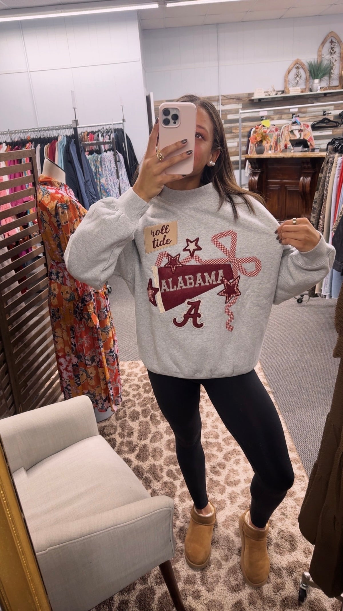 Alabama Roll Tide Mock Neck