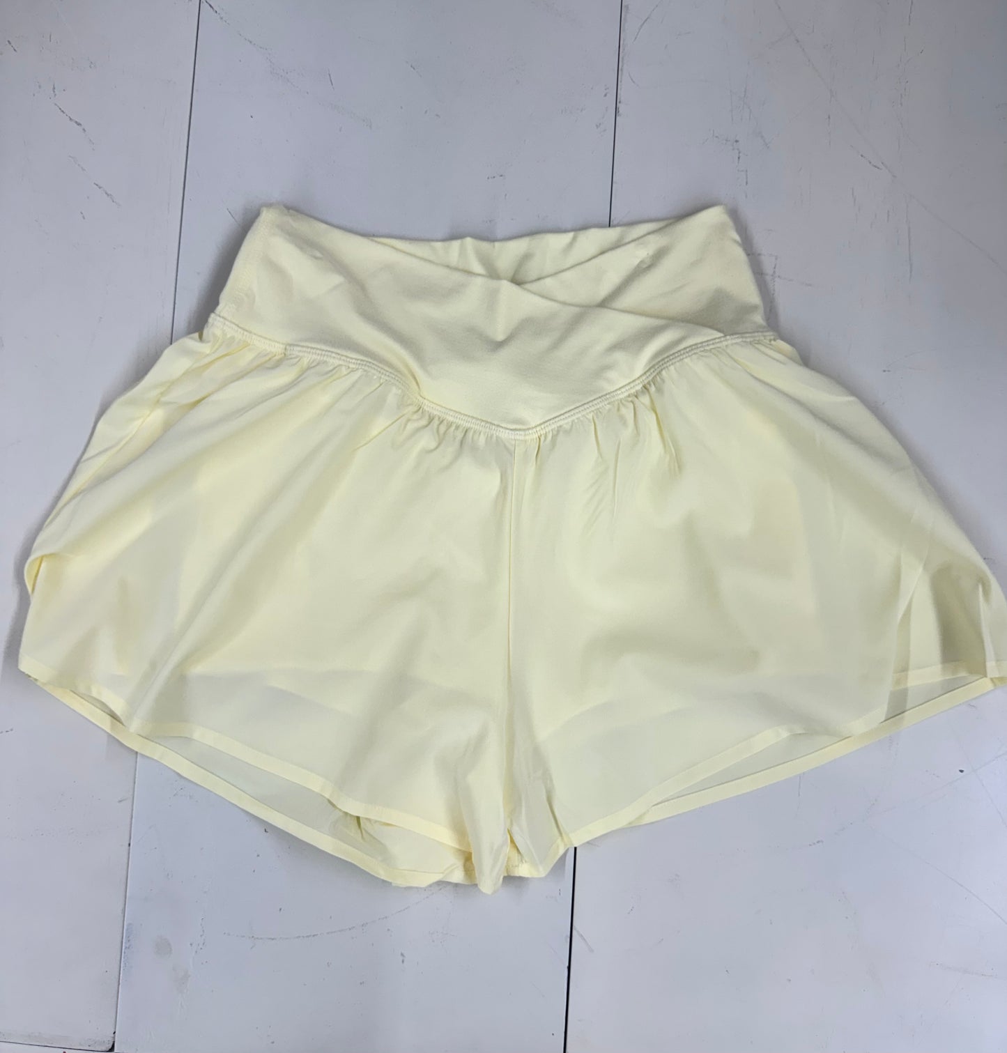 Athletic Shorts Cross Waistband