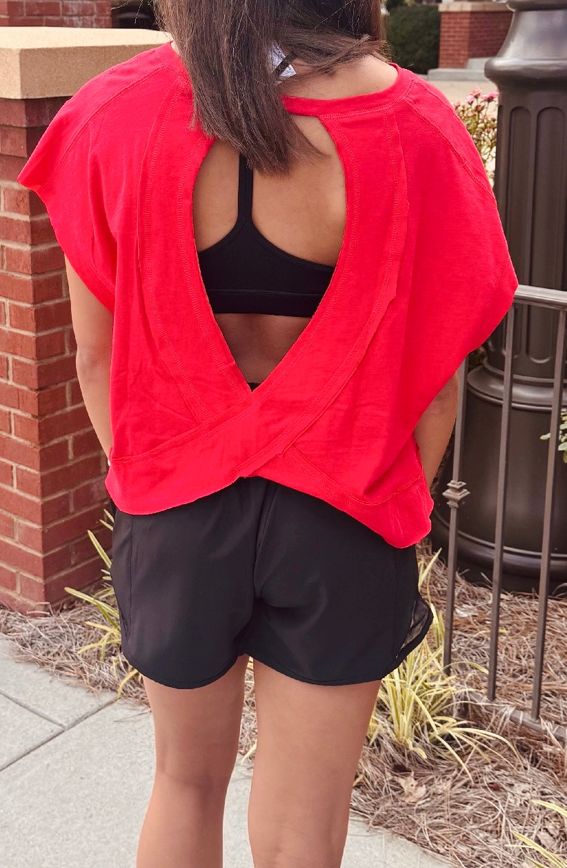 Open Back Dupe Tee