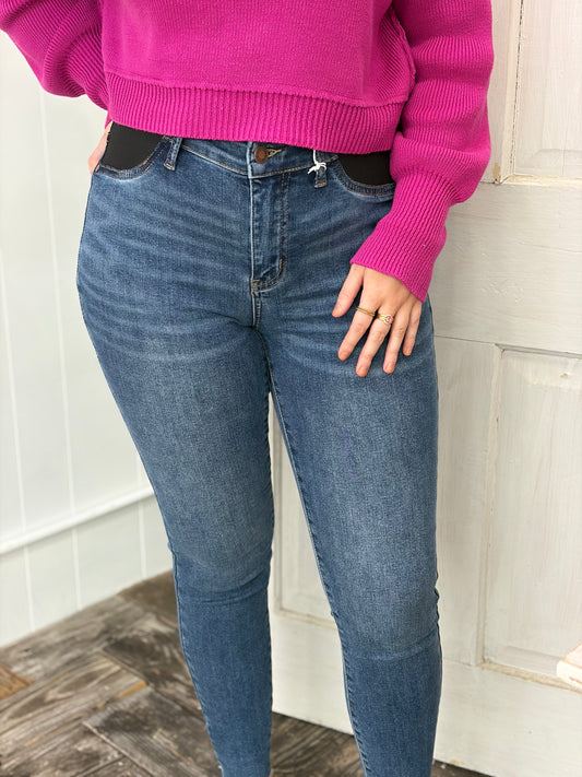 Judy Blue Mid Wash Maternity Slim Fit