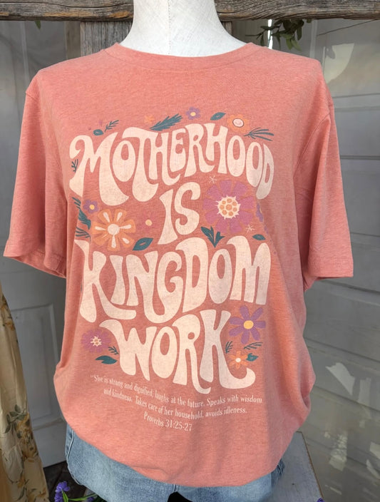 Motherhood Kingdom Coral Tee