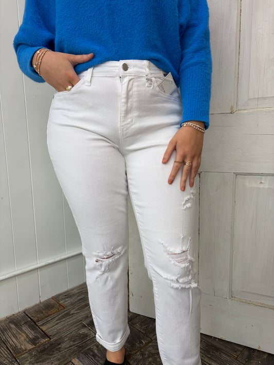 Judy Blue Boyfriend Fit Mid Rise Jean